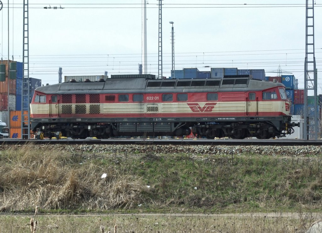 EVB 622 01 abgestellt in Hamburg-Waltershof