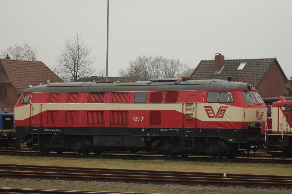 evb Logistik 420 01 Steht mit Unfallschade im BW Bremervrde Abgestellt am 18.02.2013