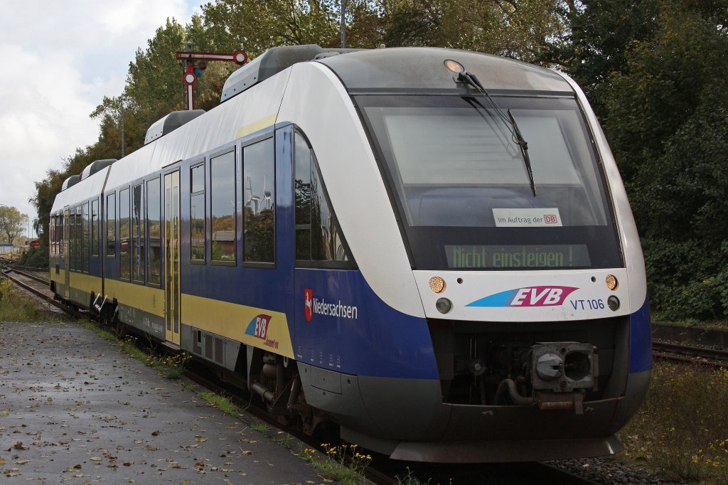 EVB V106 am 19.10.10 in Cuxhaven