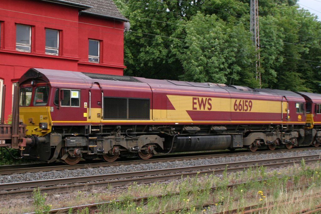 EWS 66159 hing am 30.6.11 in einem Gz in Ratingen-Lintorf
