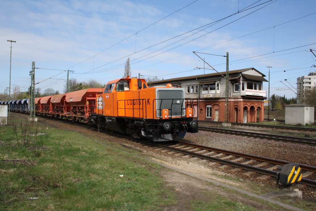 Ex Diesellok der BR 214 in Lehrte am 08.04.2011 in Lehrte.