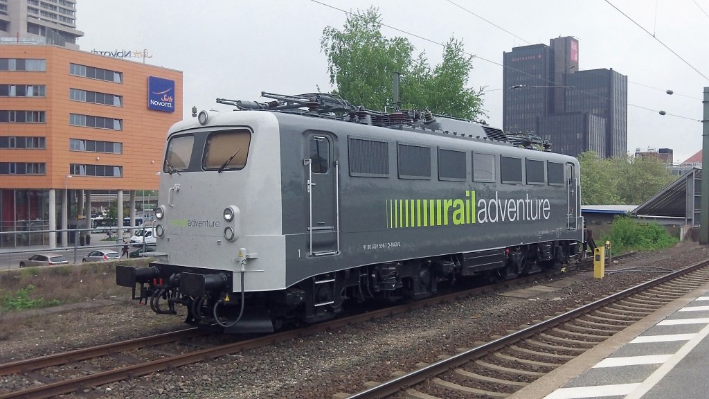 Ex E-Lok der Baureihe 139 in Hannover Hbf abgestellt am 07.05.2012.