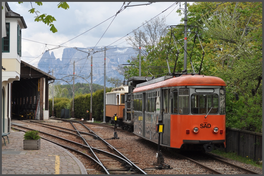 Ex Esslinger Tram in Oberbozen. (08.05.2012)