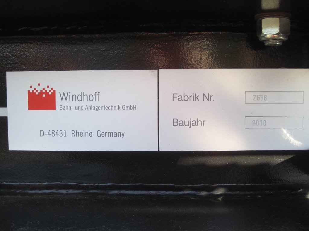 Fabriknummer des MPV 2 der SOB
am 29.10.2010