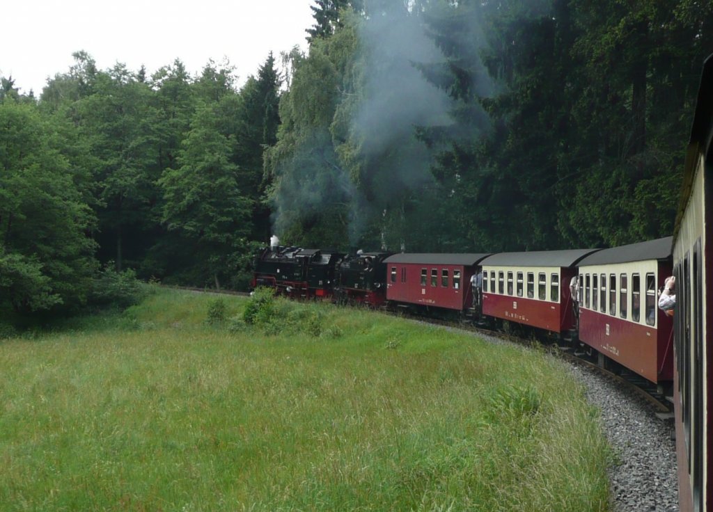 Fahrt mit dem Dixie-Train durchs Selketal (26.06.2010)