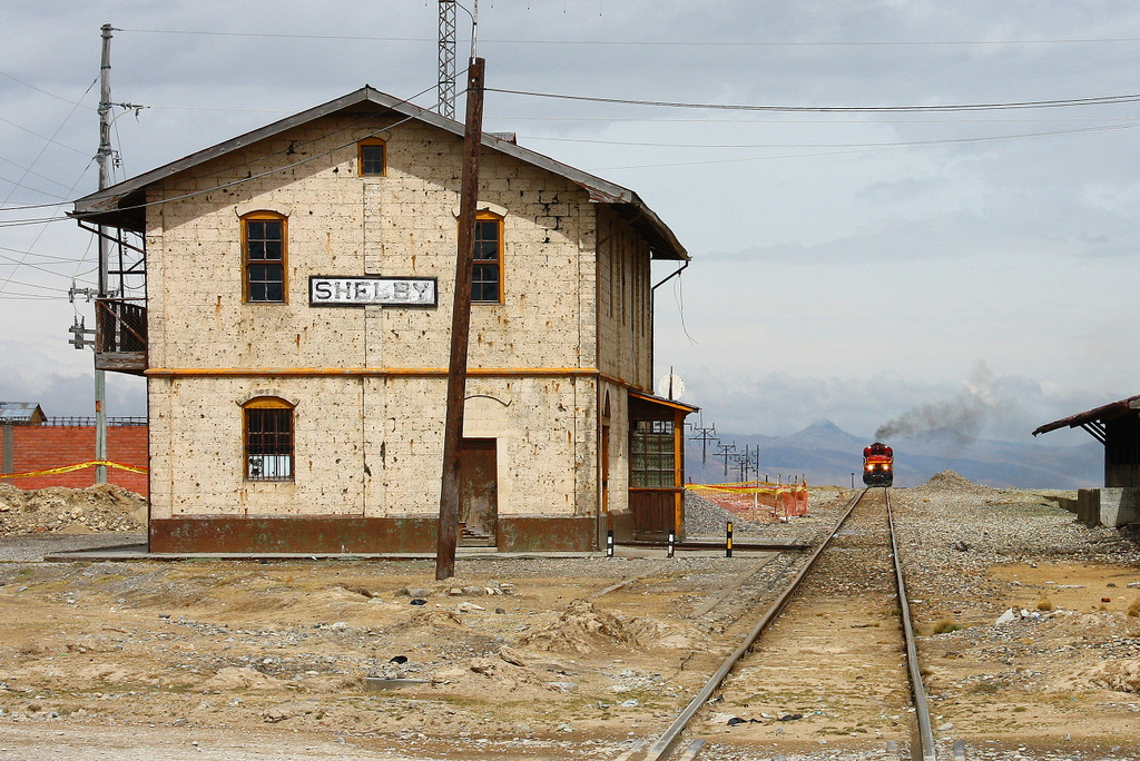 FCCA 1001 ( GE C30-7 ) auf dem Weg nach Cerro de Pasco - Shelby - 10/09/2012