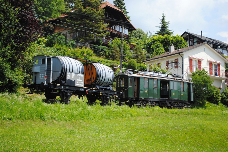 Fe 4/4 151 ex CGTE P 520267 ex CFF  Blonay 04.07.2010