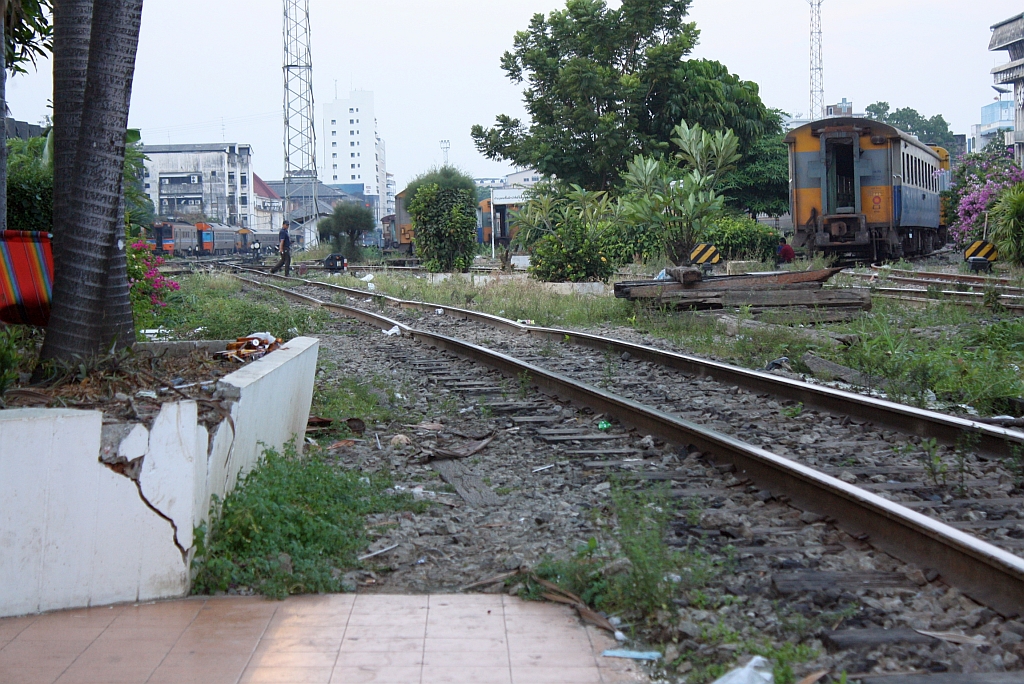  Federungs-Teststrecke  im Bf. Hua Lamphong; 17.Mrz 2012.

