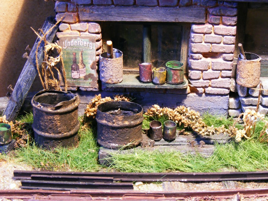 Fertig!!! - die Bude der Gleisbaurotte - 02 gesehen bei einer Ausstellung in Wassmannsdorf