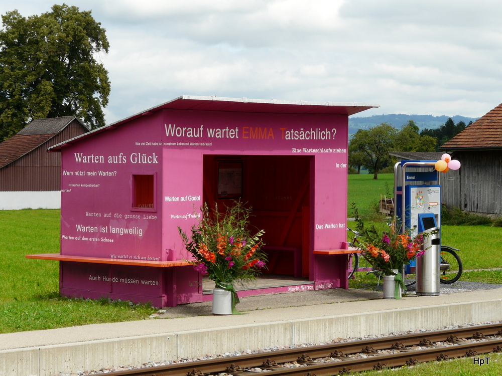 Forchbahn - 100 Jahr Feier .. Haltestelle Emmat am 02.09.2012 