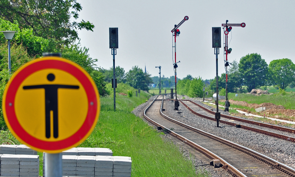 Formsignale beim Bf Odendorf (S-Bahn Bonn - Euskirchen) - 25.05.2010