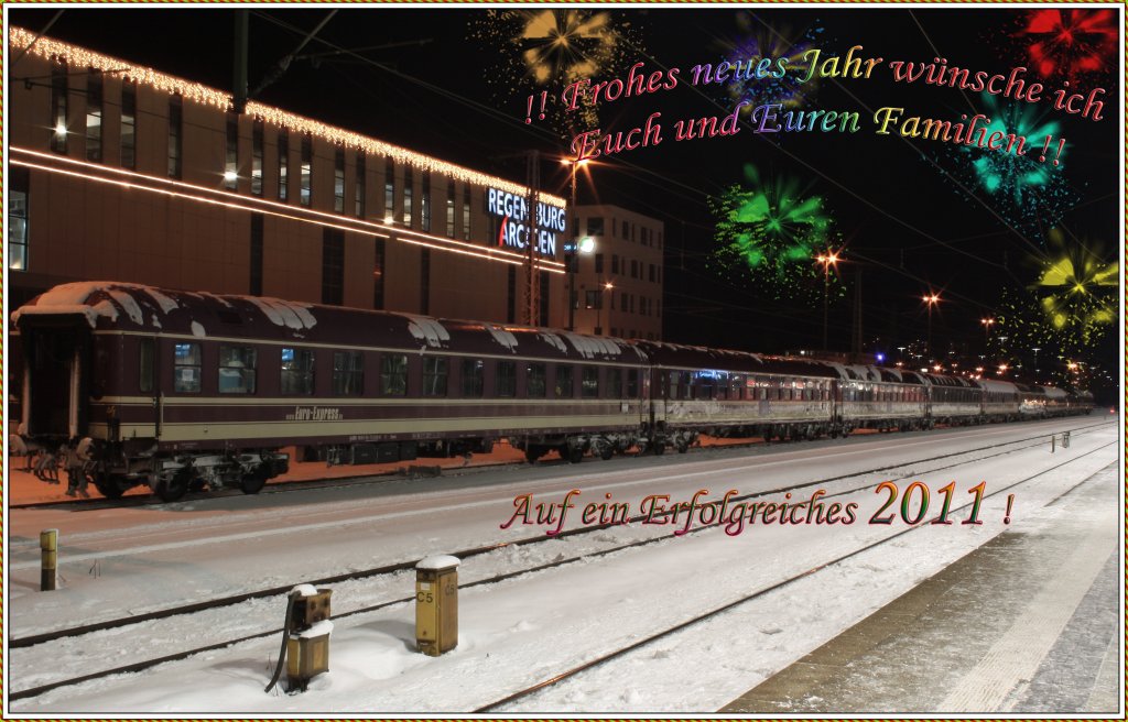 Frohes neues Jahr. Feiert schn und rutsch'ts gut ummi'. 