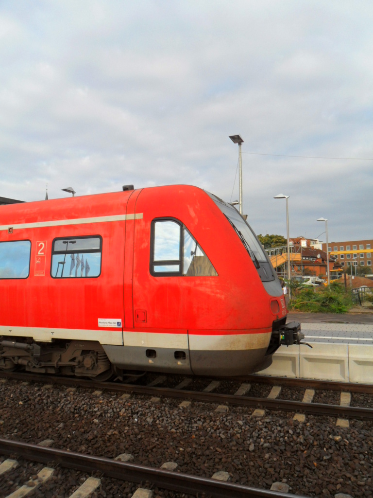Front der BR612 im Bahn hof Bad Kreuznach. 15.09.2012