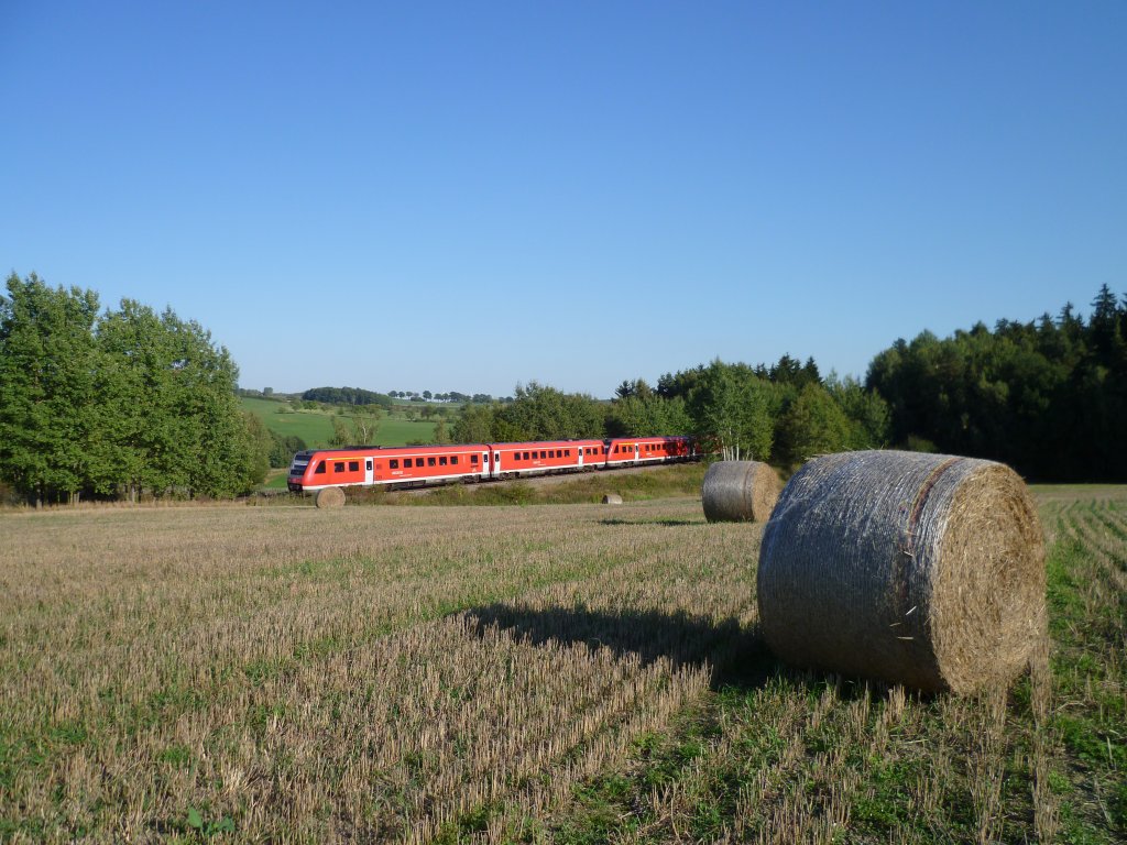 Fr die Freunde des tglichen Nahverkerhr, zwei 612er am 01.10.11 in Ruppertsgrn.


