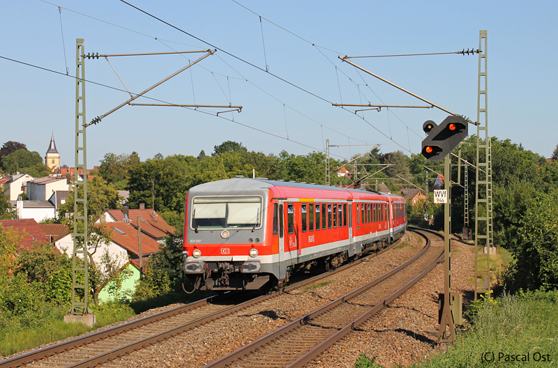 Fr eine berraschung sorgte dieses 628-Doppel, angefhrt von 928 697, das am 1. August 2012 bei Sachsenheim abgelichtet werden konnte.