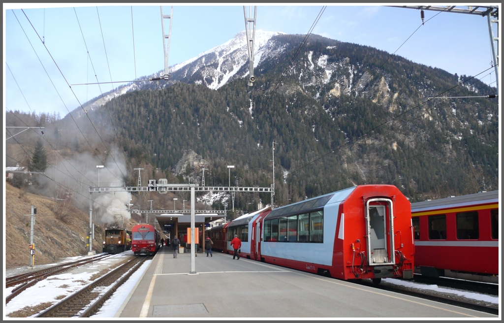 Fullhouse in Filisur 2838,1836,1145 und 1148. (24.01.2011)