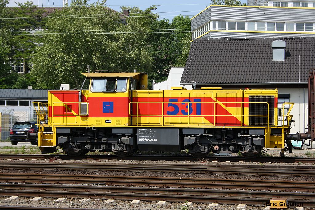 G1206 der Eisenbahn und Hfen GmbH in Bochum Nord am 25.5.10.