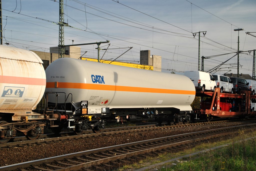Gastankg�terwagen in Lehrte, am 29.10.10