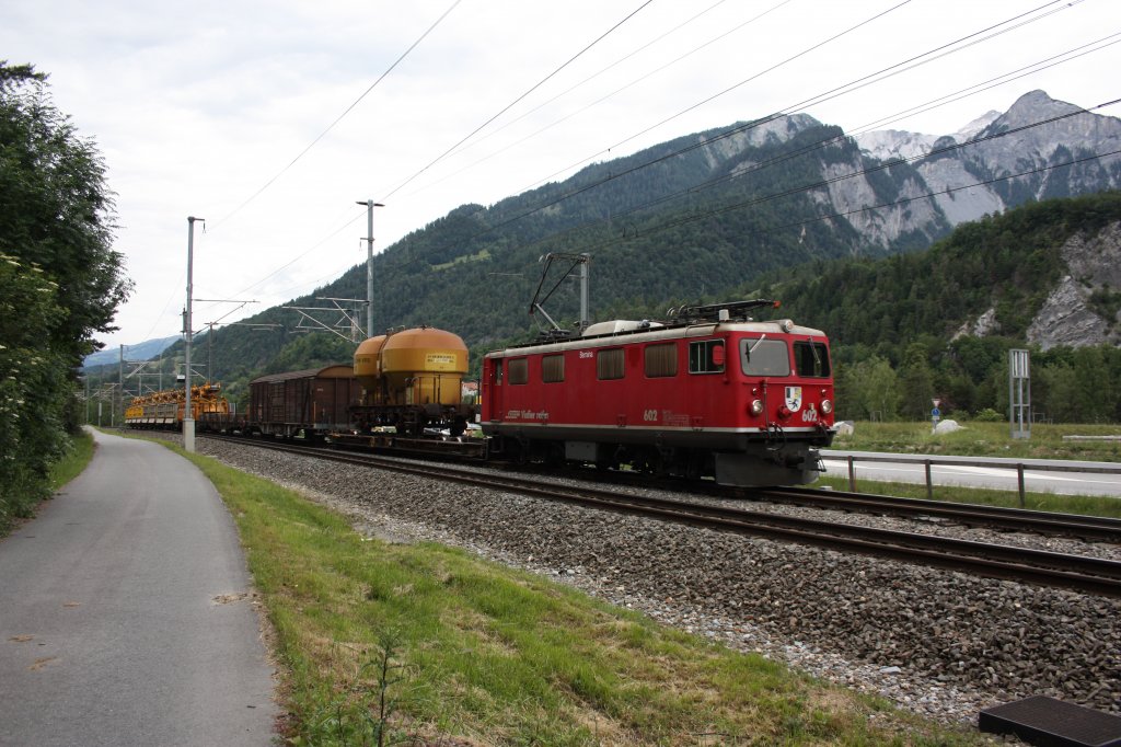 Ge 4/4 I - 602 zwischen Reichenau/Tamins und Domat/Ems am 07.06.2011
