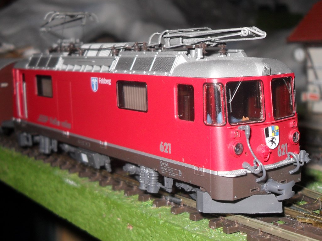 Ge 4/4 II 621  Felsberg  von Bemo in H0m.