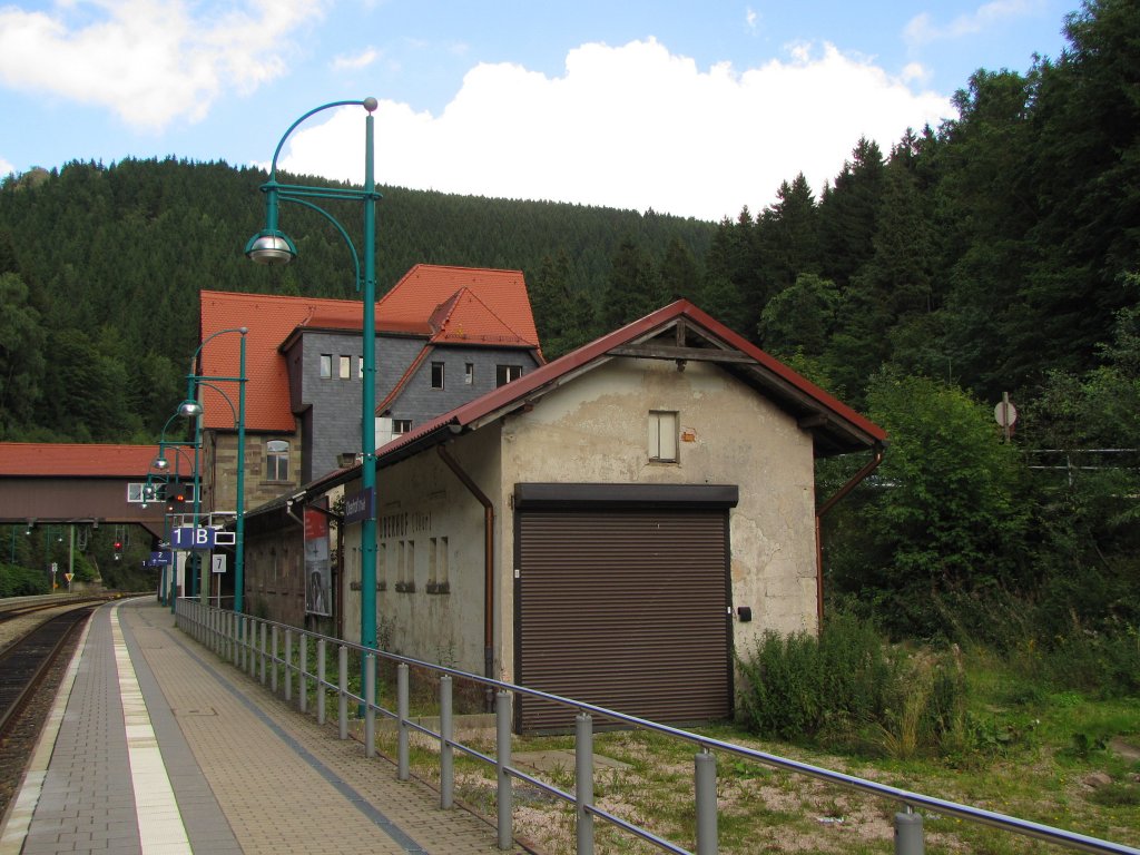 Gebude der Deutschen Bahn im Bf Oberhof (Thr); 04.09.2010