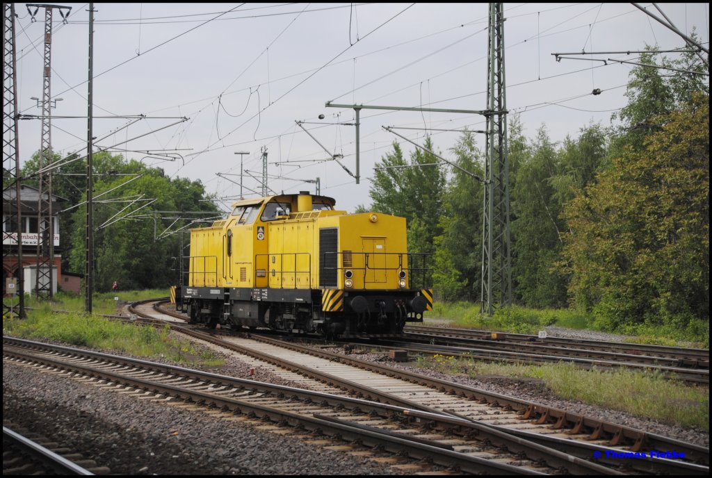 Gelbe Dieselok der BR 203, am 27.05.2010 in Lehrte.