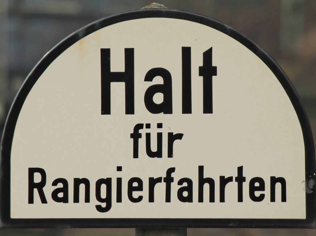 Gesehen am 14.03.2012 am Bahnsteigende in Kohlscheid.