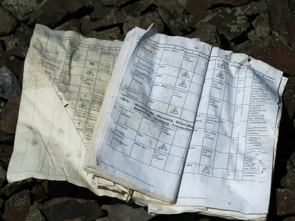 Gesehen am 27.03.2013 im Gleisbett der KBS 480 bei Aachen.