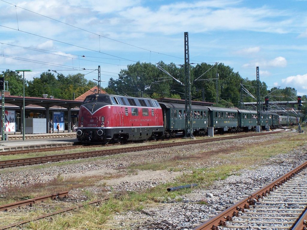 Gestern, den 11. September 2010, war mal wieder ein Sonderzug unterwegs.