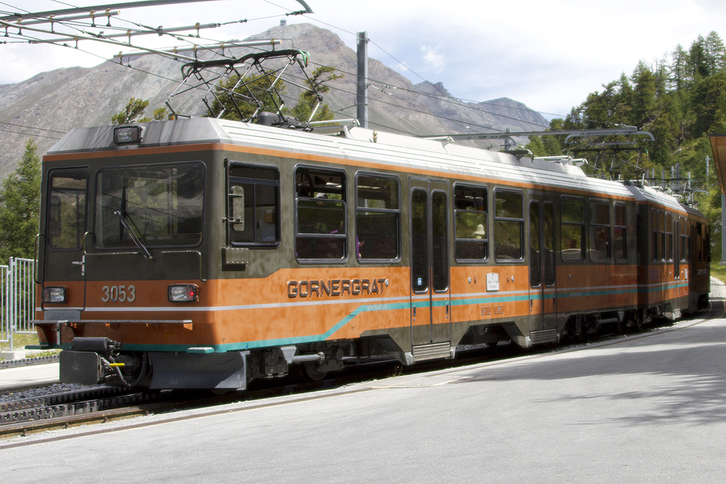 GGB, Bhe 4/8, 3053, 12.08.2012 Zermatt



