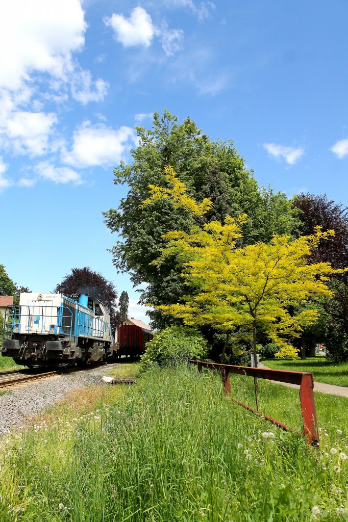 GKB 2170.001 Ex  johanna  mit ihrem G71383 am 14.05.2013 in Deutschlandsberg