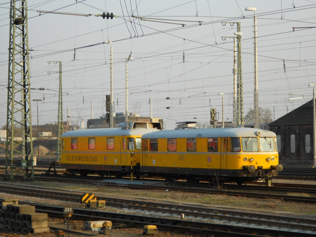 Gleismesszug am 23.03.2012 im Mannheimer Hbf.
