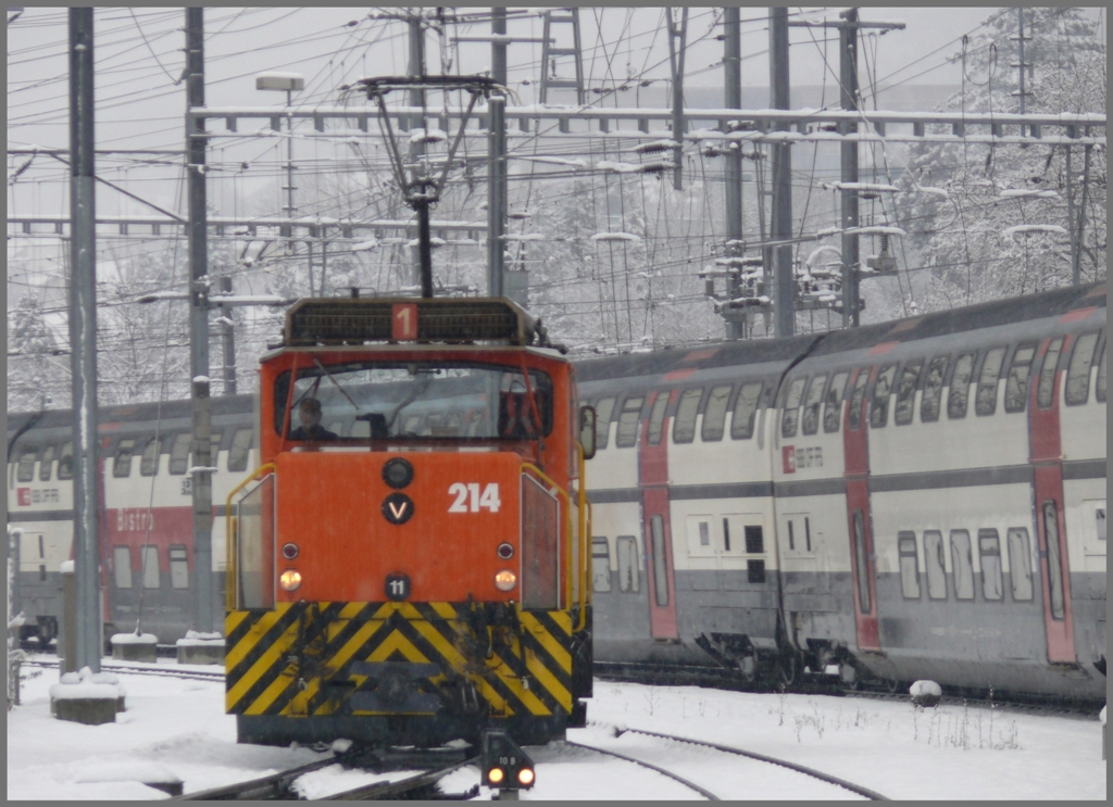 Gm 3/3 214 in Chur. (11.12.2010)