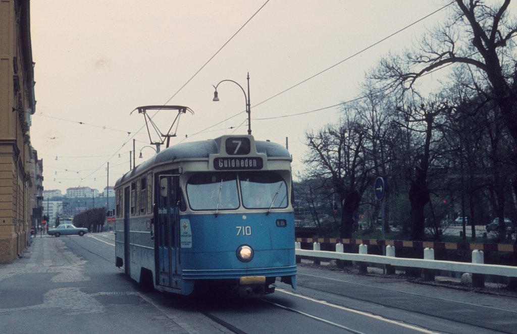 Gteborg GS SL 7 (Tw 710) Stampgatan am 9. Mai 1971.