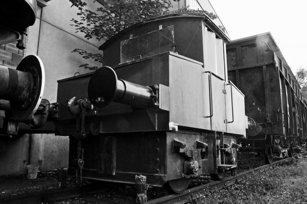 Gottwalt Mller Akku-Lok, Bj. 1940, Regensburger Eisenbahnfreunde, aufgenommen am 17.06.2012.