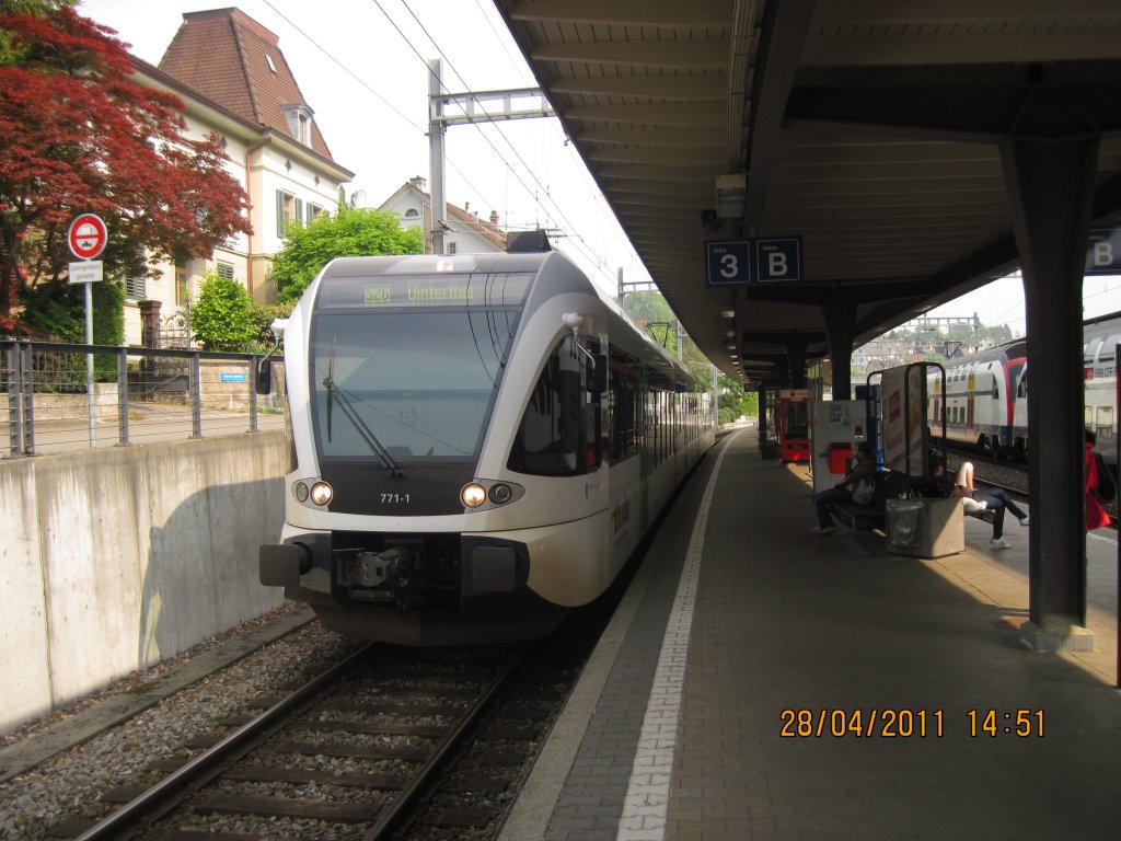 GTW Thurbo am 28.4.2011 um 14:51 in Rti