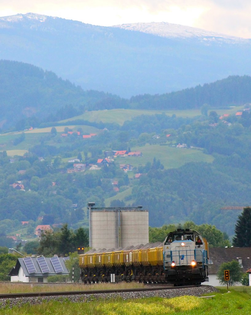 Gterzug 71324 zwischen Frauental Bad Gams und Gr. St. Florian am 27.Mai 2013