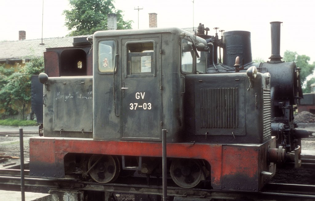 GV37-03  Steinbruchbahn  Szob  30.06.79