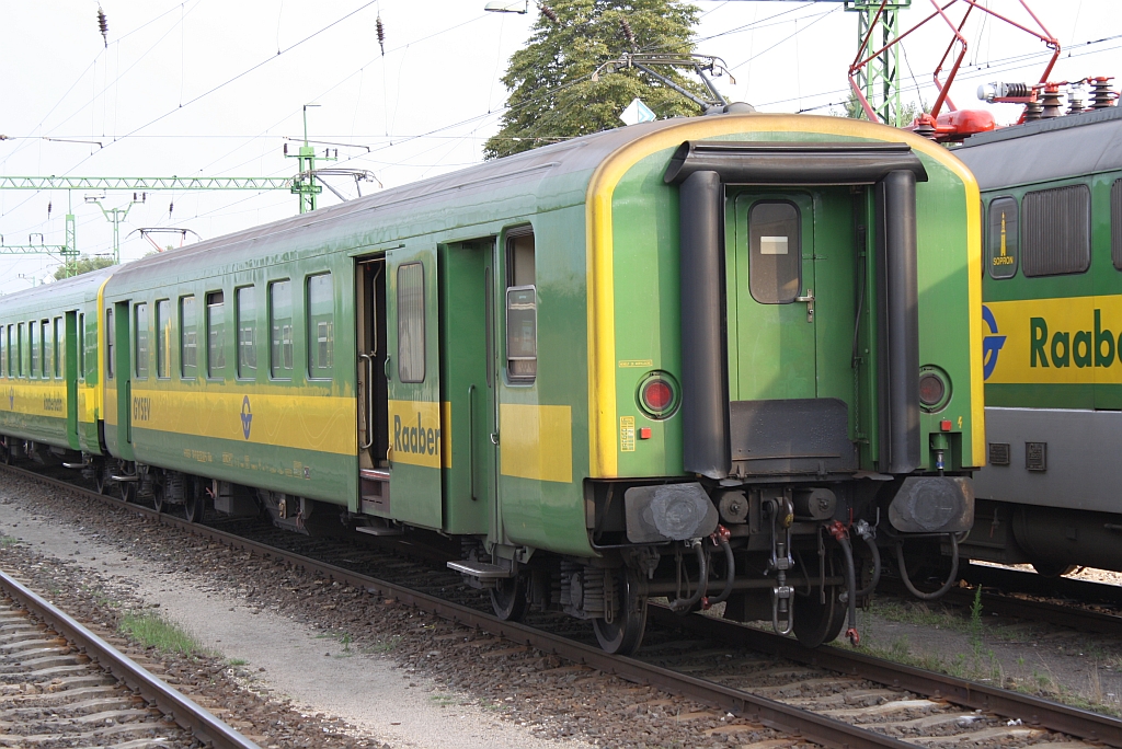 GySEV BDpz am 13.August 2010 im Bf. Sopron. Bei diesem Wagen handelt es sich um einen ehemaligen OeBB-Wagen.