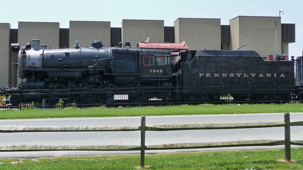 H10s #7688 der Pennsylvania RR in Strasburg, PA, 02.06.09.