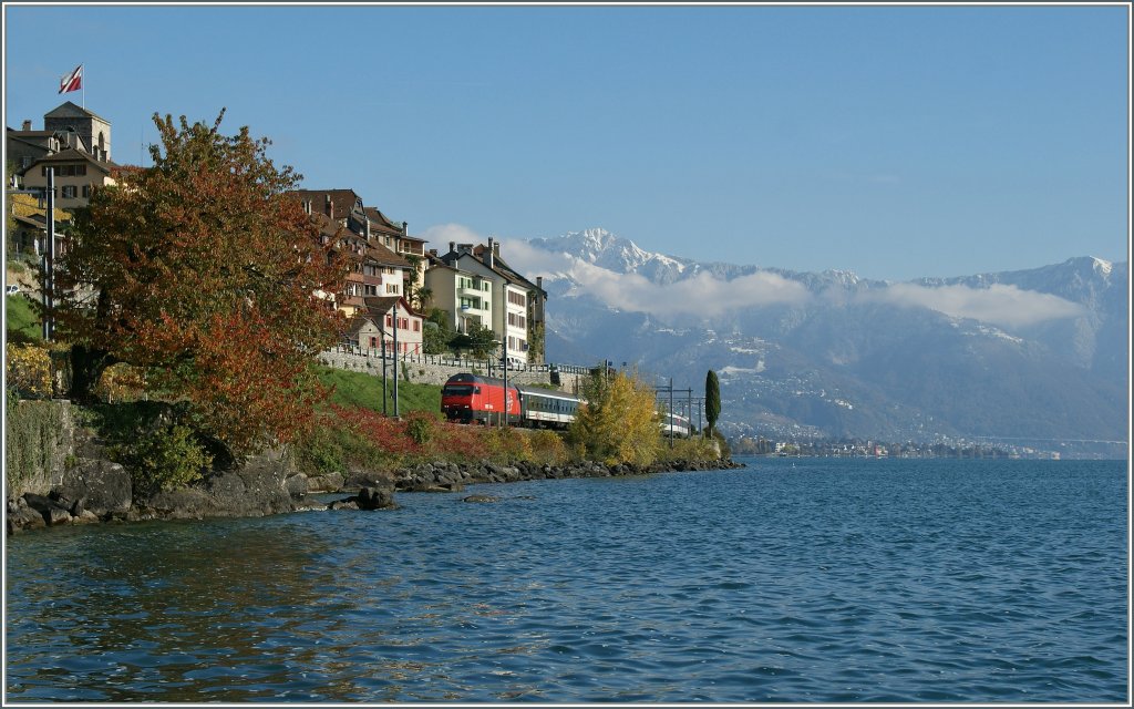 Herbststimmung am Lac Lman bei St-Saphorin.
29. Okt. 2012