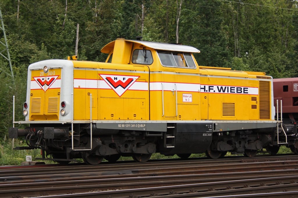 H.F.Wiebe Lok Nr 2 (211 341) am 10.8.10 in Gremberg