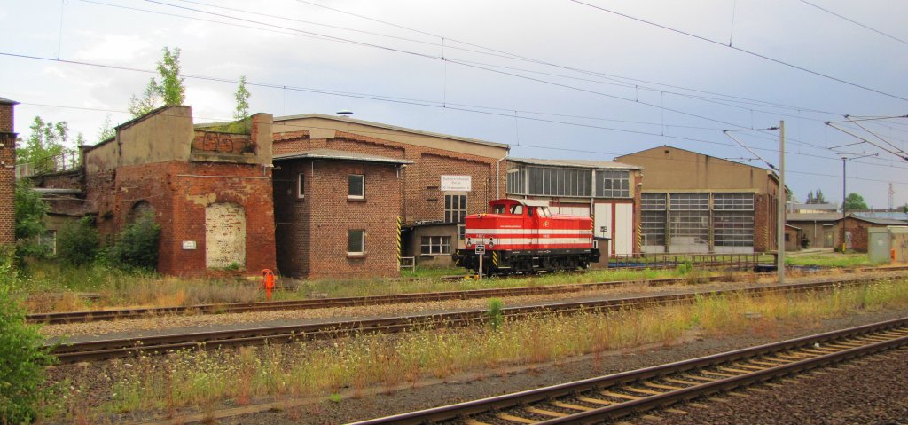 HGB V60.02 vor dem ehem. Bw Gotha; 08.08.2010