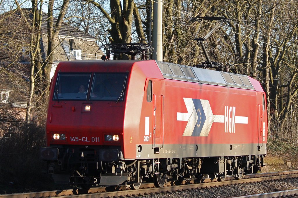 HGK 2001 (145-CL 011) am 4.3.13 als Tfzf in Ratingen-Lintorf.