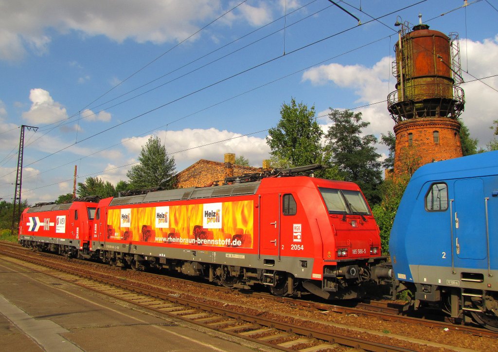 HGK 2054 (91 80 6185 586-5 D-HGK) am 01.09.2012 abgestellt in Gro�korbetha.