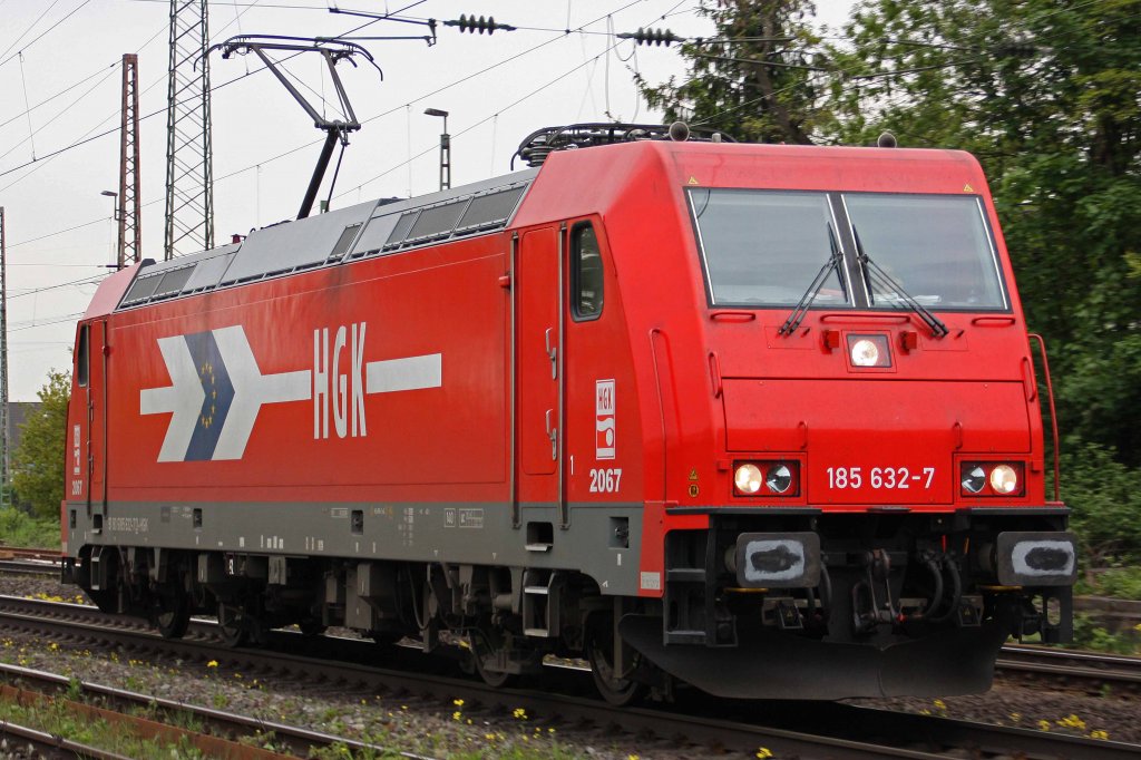 HGK 2067 (185 632) am 17.5.10 in Ratingen-Lintorf