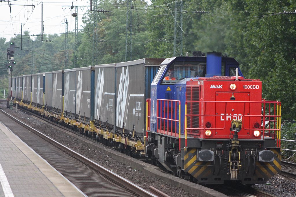 HGK DH 50 am 24.8.11 mit dem MEGA KOMBI bei der Durchfahrt durch Kln-Sd.
Gru an den Tf!
