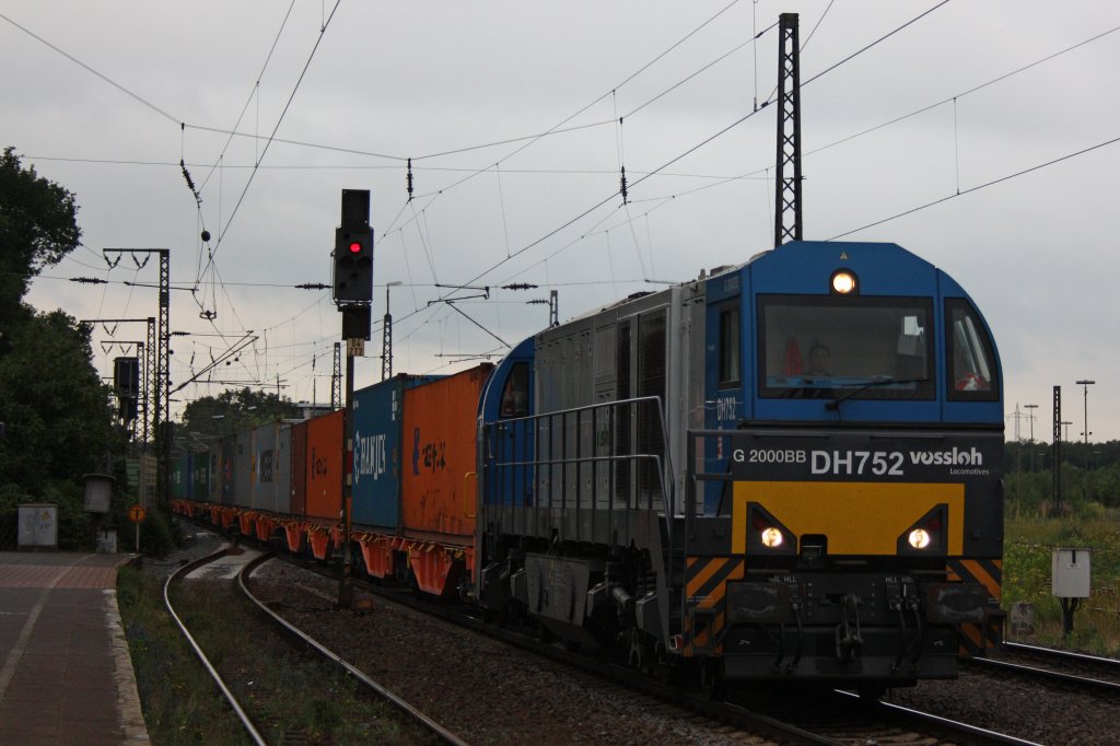 HGK DH 752 am 20.6.11 bei der Durchfahrt durch Duisburg-Bissingheim.