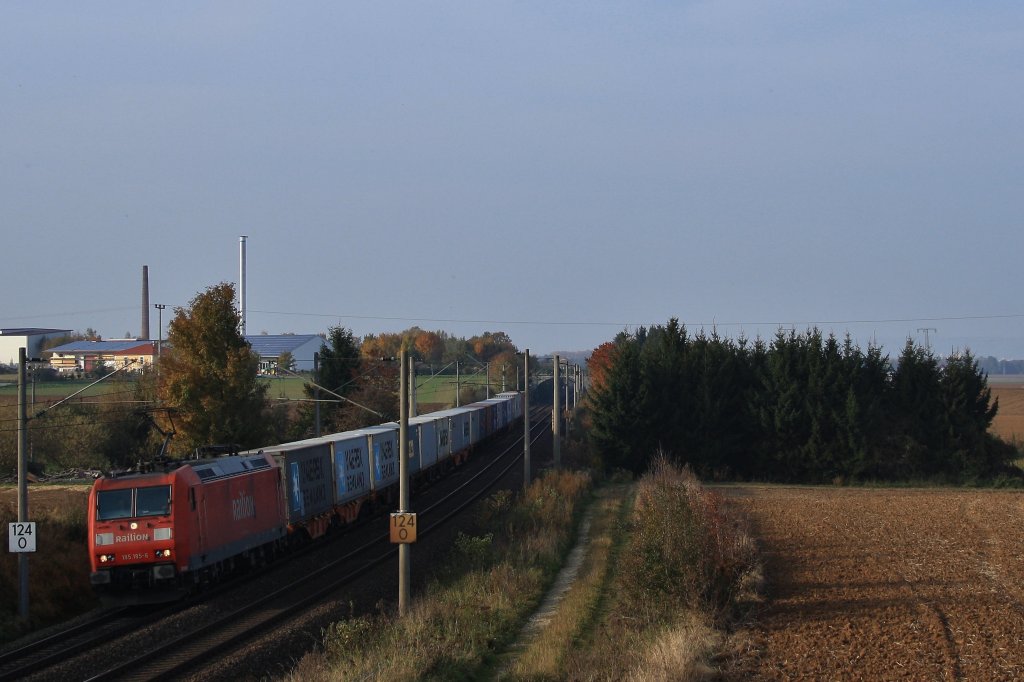 Hier 185 185 -6 in Alteglofsheim am 28.10.2011 .