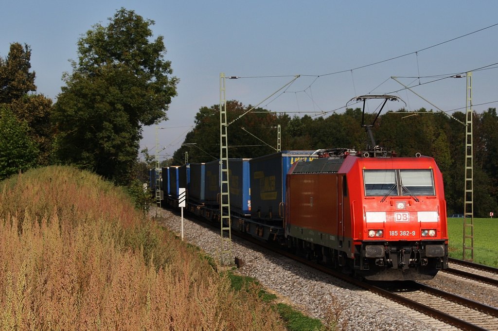 Hier 185 382 -9 in Aukofen am 18.09.2010.